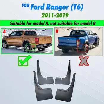 Автомобильные брызговики для Ford Ranger T6 2011-2019 брызговики Fender 2012 2013 2014 2015 2016 2017 2018