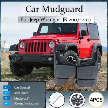 Автомобильные Брызговики для Jeep Wrangler JK 2007 ~ 2017, брызговики от брызг, брызговики, автомобильные аксессуары