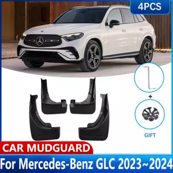 Автомобильные брызговики для Mercedes-Benz GLC, аксессуары X254 2023 2024, GLC260, передние брызговики, брызговики на крыло, брызговики
