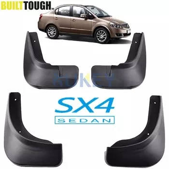 Автомобильные брызговики для Suzuki SX4 2007-2013 годов, 4-дверный седан, брызговики, брызговики, брызговики, крыло 2008 2009 2010 2011 2012