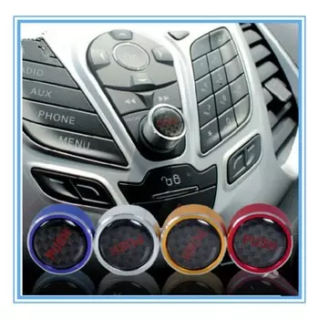 Автомобильные Чехлы, алюминиевые накладки на кнопки управления аудио, накладка, наклейка на кнопки переключения для Ford, для нового Focus 3 MK3 MK4 2012-2016, аксессуары