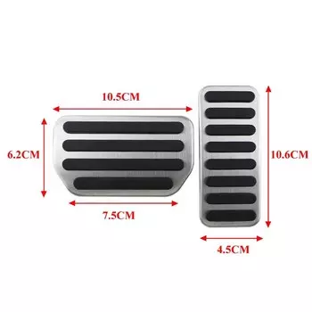 Автомобильные чехлы на педали газа для Suzuki SX4 Aerio Ciaz Vitara S-Cross Splash Ignis Kizashi Sidekick, аксессуары из нержавеющей стали