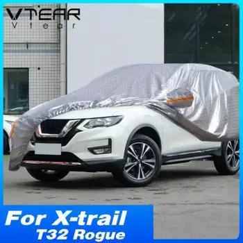Автомобильные чехлы Vtear, водонепроницаемые уличные солнцезащитные чехлы, защита от пыли, дождя и снега, продукты для Nissan X-trail T32 Rogue 2014-2020