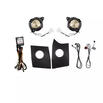 Автомобильные динамики подходят для Toyota RAV4 2020-2024, подъемный твитер приборной панели, светящаяся крышка динамика, оригинальная установка