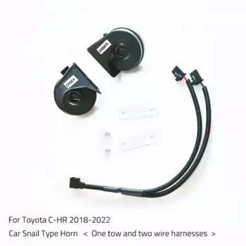 Автомобильные динамики с рогом улитки, твитер с высокими басами, водонепроницаемый свисток для Toyota C-HR 2018-2022, автомобильный Стайлинг