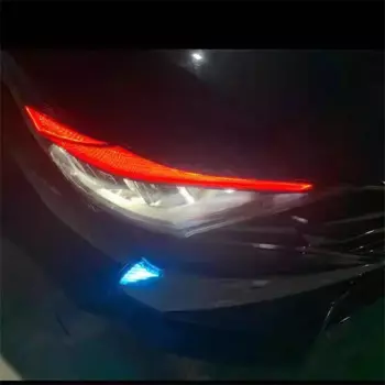 Автомобильные дневные ходовые огни, дневные ходовые огни, указатели поворота, окружающие огни, декоративные фонари для Hyundai Elantra
