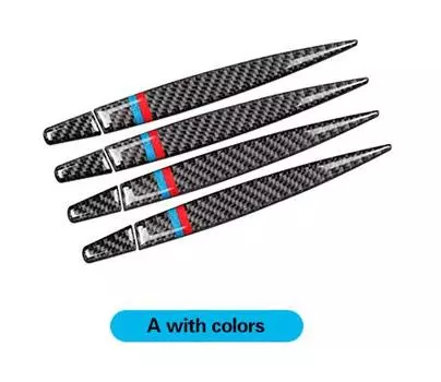 Автомобильные дверные ручки из углеродного волокна, декоративные наклейки для Bmw X5 X6 F15 X1 F48 F15 F16 2 серии M Performance, аксессуары