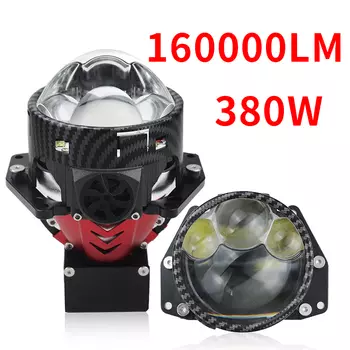 Автомобильные фары Carolyn H4, встроенный лазерный проектор дальнего и ближнего света, высокая яркость H7 9005 9006 светодиодные фары