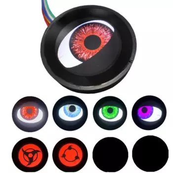 Автомобильные фары Devil Eye 12 В, светодиодные динамические фары для глаз, режимы сборки автомобиля, регулировка автомобильных линз, лампа