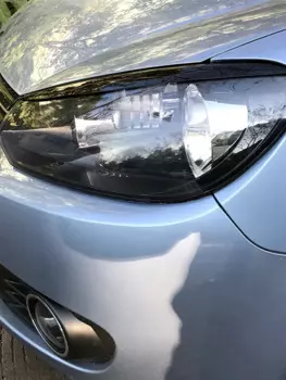 Автомобильные фары, подводки для глаз, наклейки из АБС-пластика, отделка крышки для Volkswagen Golf 6 MK6 VI GTI GTR GTD 2008-2013, аксессуары