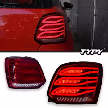 Автомобильные фары TYPY для Volkswagen Polo 2011-2018, задние фонари, светодиодный проектор, задние фонари, дневные ходовые огни, автомобильные аксессуары