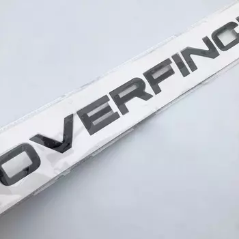 Автомобильные хромированные наклейки из АБС-пластика, наклейки для Land Rover Range Rover Overfinch idiscovery, капот, багажник, буквы, логотип, эмблема, значок, наклейки 322