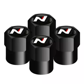 Автомобильные колпачки для колес Hyundai N Line i10 i20 i30 NLine Sonata Tucson Azera Elantra Veloster Kona Santa