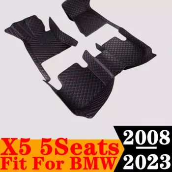 Автомобильные коврики для BMW X5 5 мест 2023 2022 2021 2020 2019 2018 2017 2016-2008 Custom Fit FloorLiner Auto Foot Pads Ковровое покрытие