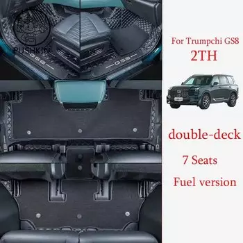 Автомобильные коврики для GAC Trumpchi GS8 2th Seven сиденья 2024 2023 пользовательские автомобильные подкладки для ног Женская Обложка аксессуары для интерьера
