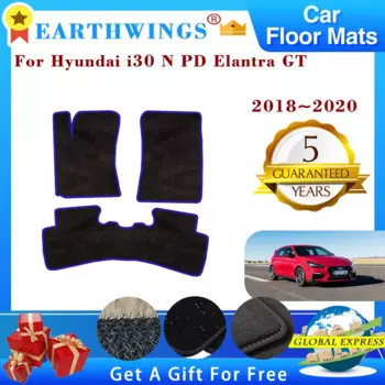 Автомобильные коврики для Hyundai i30 N PD Elantra GT 2018 2019 2020
