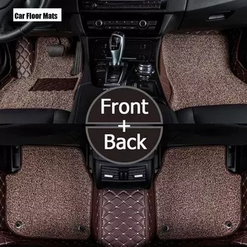 Автомобильные коврики для Hyundai Santa Fe Seven Seats 2013, 2014, 2015, 2016, 2017, 2018, 2019, подушечки для ног, ковер, аксессуары для интерьера