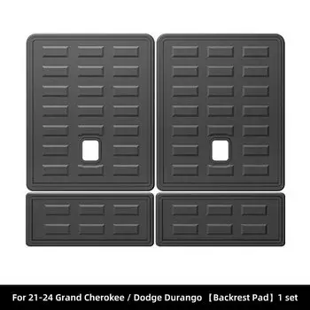 Автомобильные коврики для JEEP Grand Cherokee L, 3 ряда, 7 сидений, 2021-2024, коврики для груза, подкладка для багажника из ТПЭ, внутренние аксессуары для левого руля