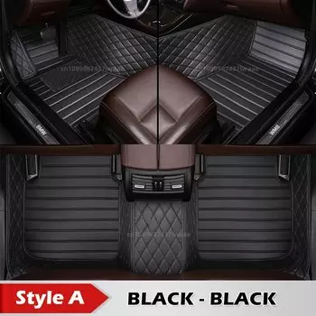 Автомобильные коврики для Peugeot 5008 7 мест 2017 2018 2019 2020 2021 2022 2023 пользовательские подушечки для ног ковер чехол аксессуары для интерьера