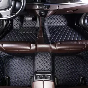 Автомобильные коврики на заказ для Nissan Qashqai 2020-2023 2016-2019 TIIDA 2011-2023, аксессуары для интерьера, искусственная кожа