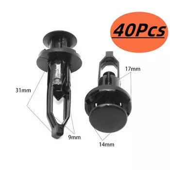 Автомобильные крепежные элементы 9 мм, зеркальный свод колеса, нейлоновая подкладка для брызговика бампера Тойота Corolla Rav4 Avensis Auris клипса для Toyota Prius для Lexus Лексус