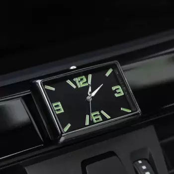 Автомобильные кварцевые электронные часы, ультратонкие квадратные автомобильные часы, украшение салона автомобиля, дисплей времени приборной панели, автомобильные аксессуары