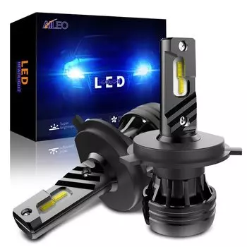 Автомобильные лампы AILEO для фар, лампы H4 Hi/Lo Led H7 H1 H11 H8 H9 9005 9006 HB3 HB4 HIR2 HB1 HB5 9004 9007 H13 72W 12000LM, автомобильная лампа
