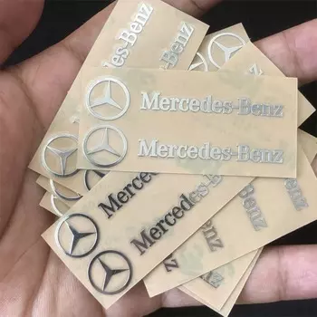 Автомобильные металлические наклейки 3D автомобильный значок внутренняя декоративная наклейка для Mercedes Benz AMG W204 W205 W203 W211 W212 W213 W201 W210 W124 CLA