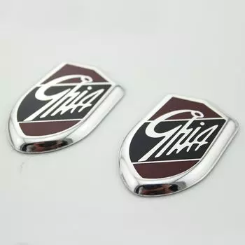 Автомобильные наклейки, эмблемы GHIA, боковой щит, логотип, маркированные наклейки для Ford Focus 2 3 4 Mondeo Fiesta Ecosport Kuga Edge Explorer Everest