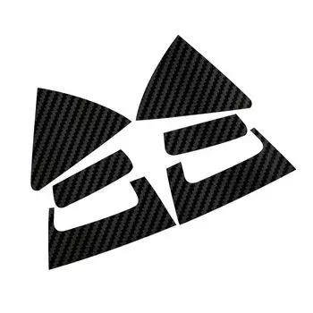 Автомобильные наклейки, автомобильные аксессуары, углеродное волокно, дверные ручки, чашка, защитная крышка, наклейки, отделка, подходит для honda xrv vezel
