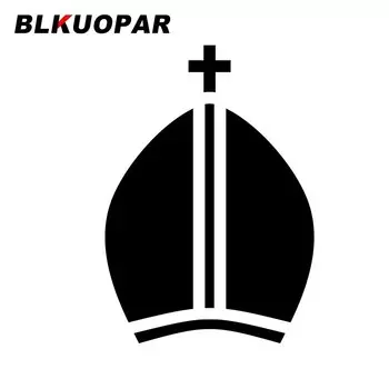 Автомобильные наклейки BLKUOPAR для королевской короны, силуэты, водонепроницаемые наклейки на шлем, скейтборд, украшение