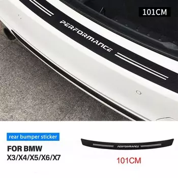Автомобильные наклейки из углеродного волокна для заднего багажника BMW 1 3 5 7 серии E46 E90 F20 F30 F10 G20 E60 X3 X4 X5 X1 X6, аксессуары