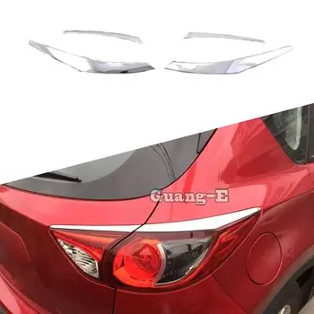 Автомобильные наклейки, задняя фара, задняя фара, рамка для бровей, хромированная крышка из АБС-пластика, отделка, Аксессуары для Mazda CX-5 CX5 2012 2013 2014 2015 2016