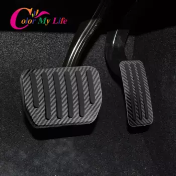 Автомобильные педали из углеродного волокна для Tesla Model 3 Y 2021-2024, педали акселератора, накладки, аксессуары