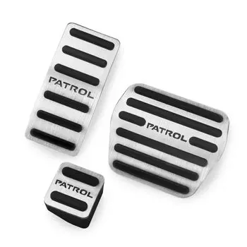 Автомобильные педали, подушечки для ног, топливный акселератор, тормозная педаль сцепления, чехол для Nissan Patrol Y62 Armada 2014-2020 2021 2022 2023, аксессуары