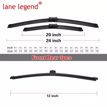 Автомобильные передние и задние щетки стеклоочистителя для Changan UNI-K UNIK 2022 1 поколения, автомобильные аксессуары, щетки стеклоочистителя, резак