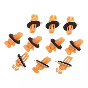 Автомобильные пластиковые зажимы, 10 шт., зажимы для молдинга в нижней части и зажимы для колесной арки, подходят для Toyota Land Cruiser Prado