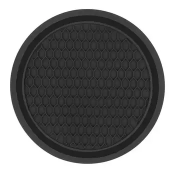 Автомобильные подставки для чашек с водой, нескользящий резиновый коврик со стразами и бриллиантами для держателя бутылок, подставка для салона автомобиля, противоскользящие подстаканники