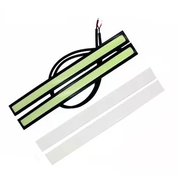 Автомобильные противотуманные фары, 2 шт./пара, высокой яркости, светодиодные, дневные ходовые огни, 17 см, COB, Стайлинг автомобиля, DRL, внешние, водонепроницаемые, противотуманные, габаритные огни