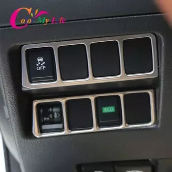 Автомобильные противотуманные фары, эко-регулируемый переключатель управления, наклейка для Nissan X-TRAIL Xtrail T32 2014-2021 Qashqai J11 2015-21 LHD