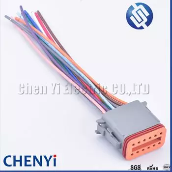 Автомобильные разъемы DT06-12S DT04-12P yuyi