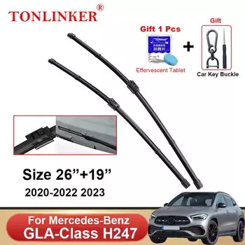 Автомобильные щетки стеклоочистителя TONLINKER для Mercedes Benz GLA-Class H247 2020 2021 2022 2023 GLA 200 250 35 45S AMG 4matic, автомобильные аксессуары