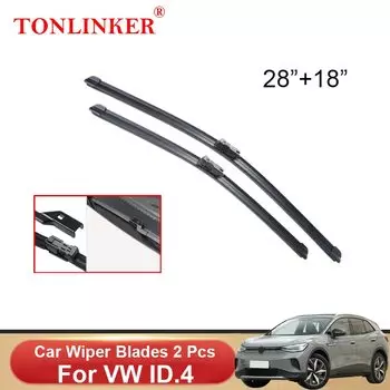Автомобильные щетки стеклоочистителя TONLINKER для Volkswagen VW ID.4 ID4 2020 2021 2022, автомобильные аксессуары, щетки стеклоочистителя переднего стекла, товары