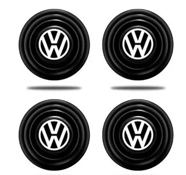 Автомобильные силиконовые дверные амортизаторы, наклейки, амортизатор, звукоизоляционный буферный пирс для VW Volkswagen Golf Polo Passat Tiguan Touran Jetta