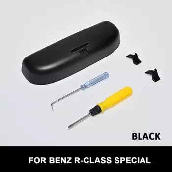 Автомобильные солнцезащитные очки, 3 цвета, держатель для солнцезащитных очков, чехол для Mercedes Benz R Class, коробка для хранения, органайзер, аксессуары