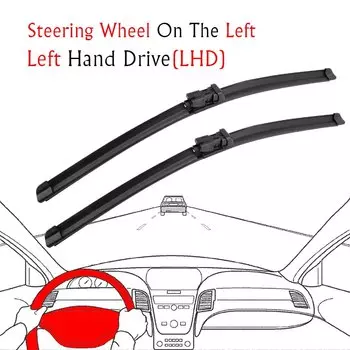 Автомобильные стеклоочистители RHD & LHD, передние стеклоочистители 24 дюйма + 24 дюйма для Mercedes-Benz CLS-Class C218 W218 2014-2017, стеклоочистители, автомобильные аксессуары