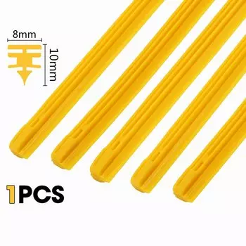 Автомобильные стеклоочистители, силиконовые полоски 8 мм для заправки стеклоочистителя, гибридного типа 14, 16, 17, 18, 19, 20, 21, 22, 24, 26, 28 дюймов, 1 шт.