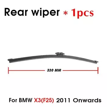 Автомобильные стеклоочистители заднего стекла Лобовое стекло стеклоочистители автомобильные аксессуары для BMW X3 F25 хэтчбек 330 мм 2011 года