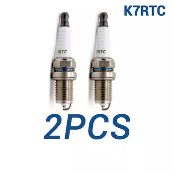 Автомобильные свечи, Свеча зажигания K7RTC, подходит для свечей BKR6EZB Denso K22PR-U Champion FN507Y, система зажигания