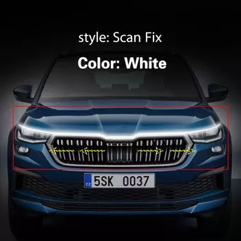 Автомобильные светодиодные ленты DRL, комплект фар для Skoda Kodiaq 2016-2023, дневные ходовые огни 12 В с декоративной лампой Start Scan